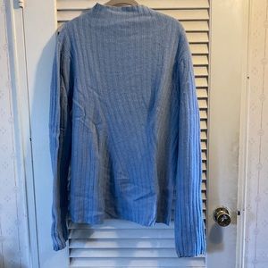 Express stretch - L blue long sleeve sweater